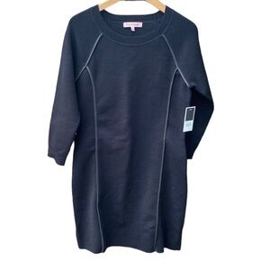 Juicy Couture 81% Wool Dress with Leather Trim - XL